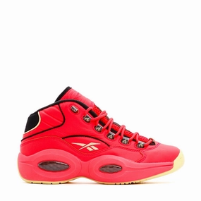 Reebok Basketball Men Question Mid x Hot Ones Allen Iverson Red GV7093 Reebok lifestyle sneakers with retro vibes