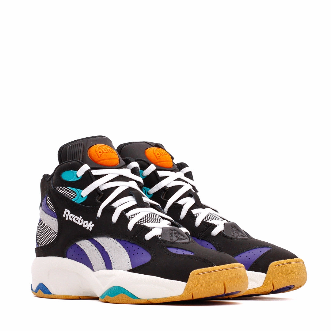 Reebok Classic Basketball Men ATR Pump Vertical Black Purple 100074933 Reebok modern sport footwear