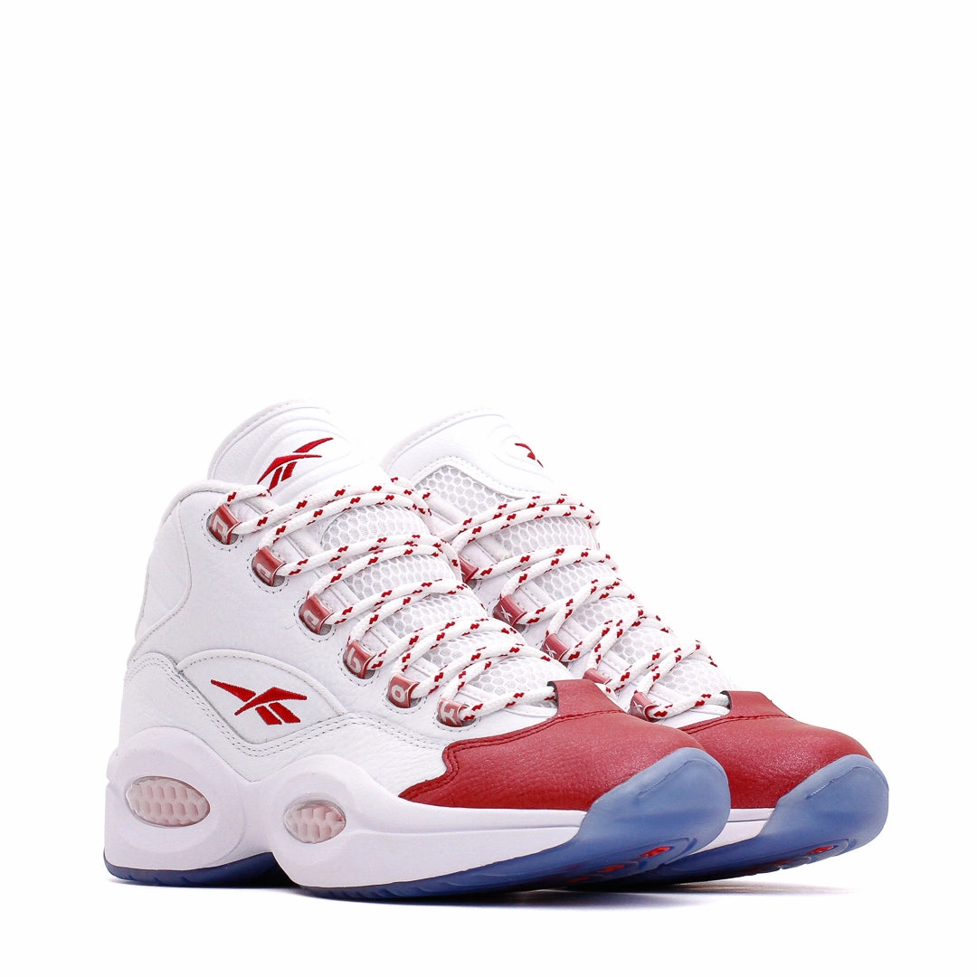 Reebok Classic Basketball Men Question Mid Allen Iverson White Red 100074721 Reebok modern sport footwear
