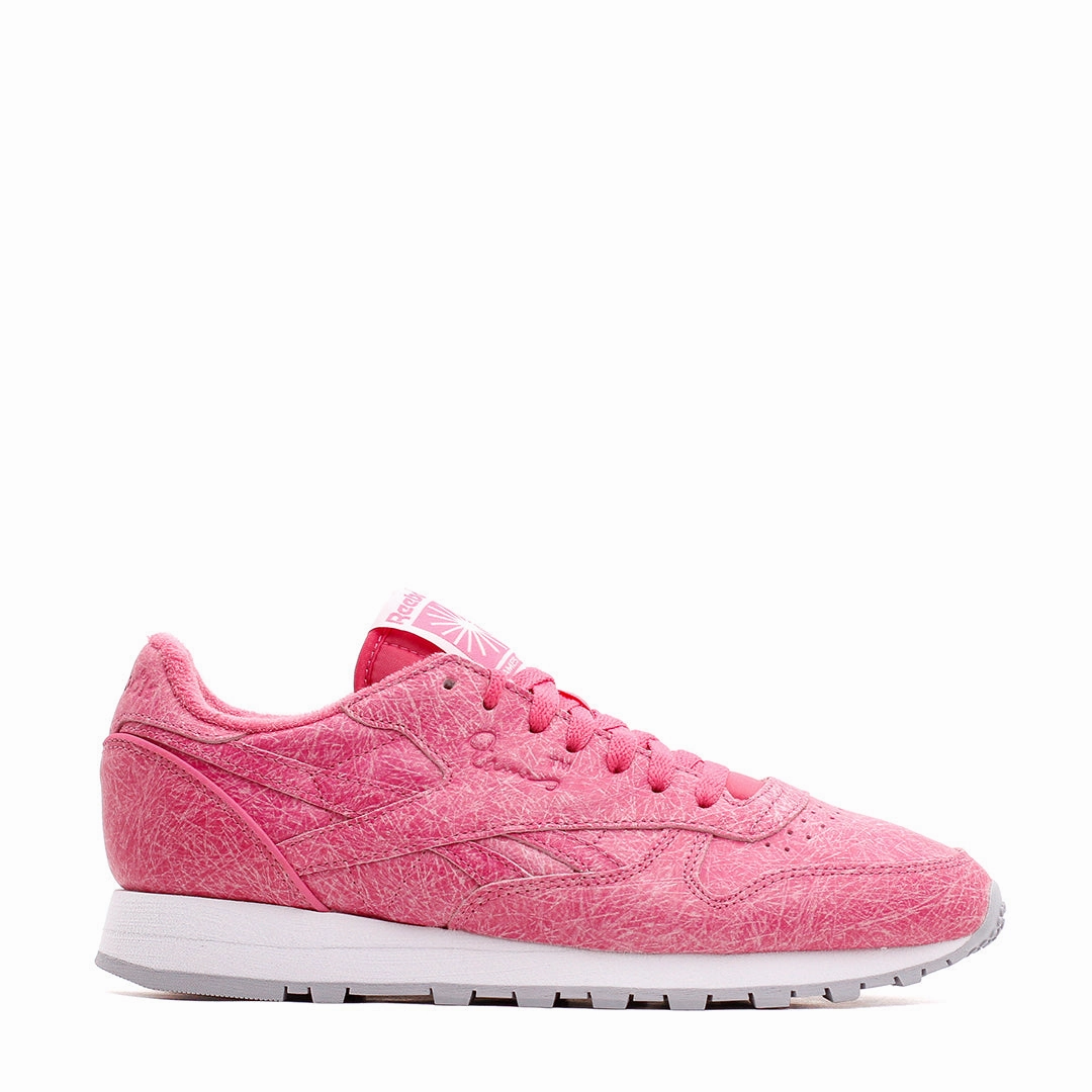 Reebok Classic x Eames Leather Pink White Grey FZ5860 Reebok lifestyle sneakers with retro vibes