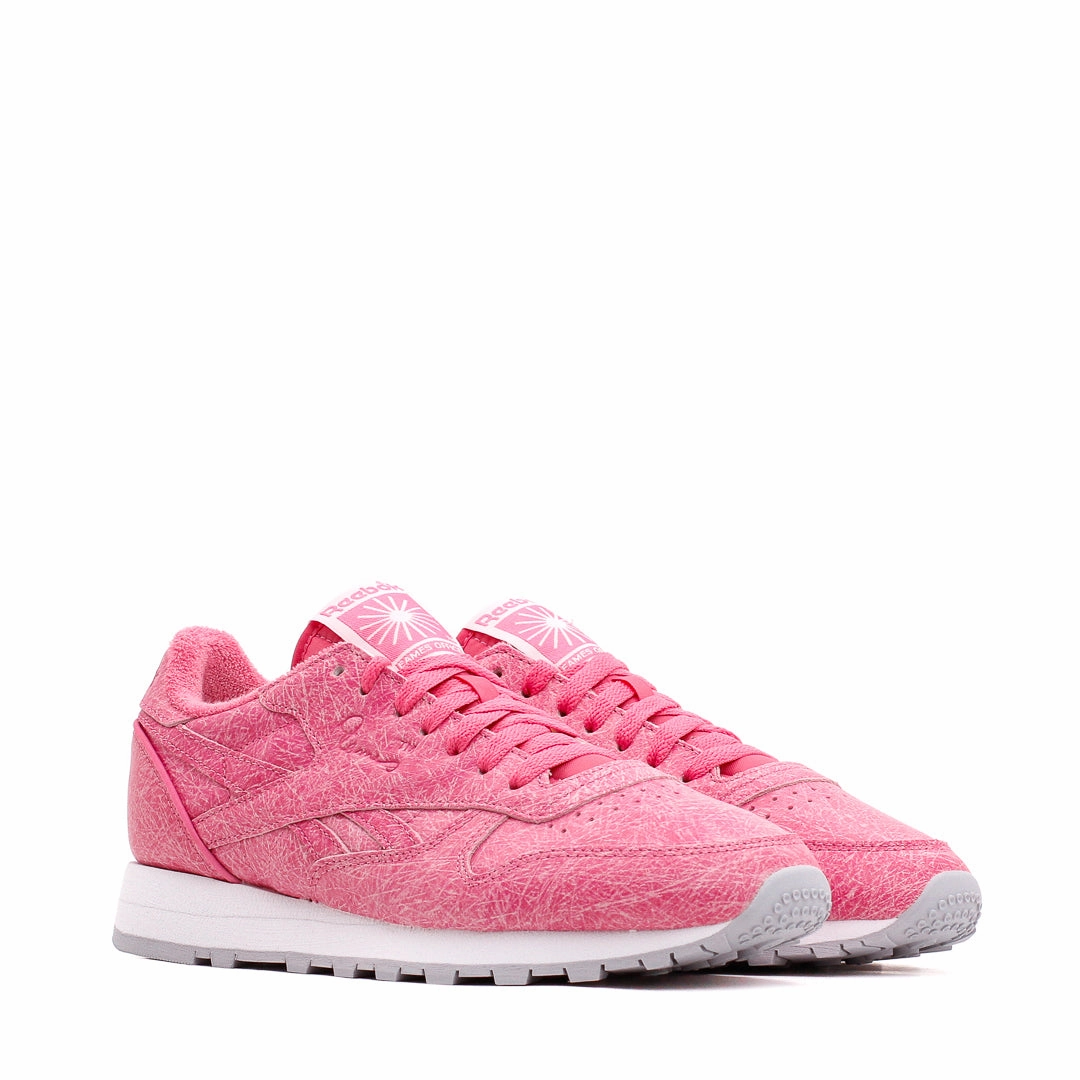 Reebok Classic x Eames Leather Pink White Grey FZ5860 Reebok modern sport footwear