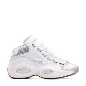 Reebok Classics Basketball Junior Question Mid Allen Iverson White Silver GX3983 Reebok lifestyle sneakers with retro vibes