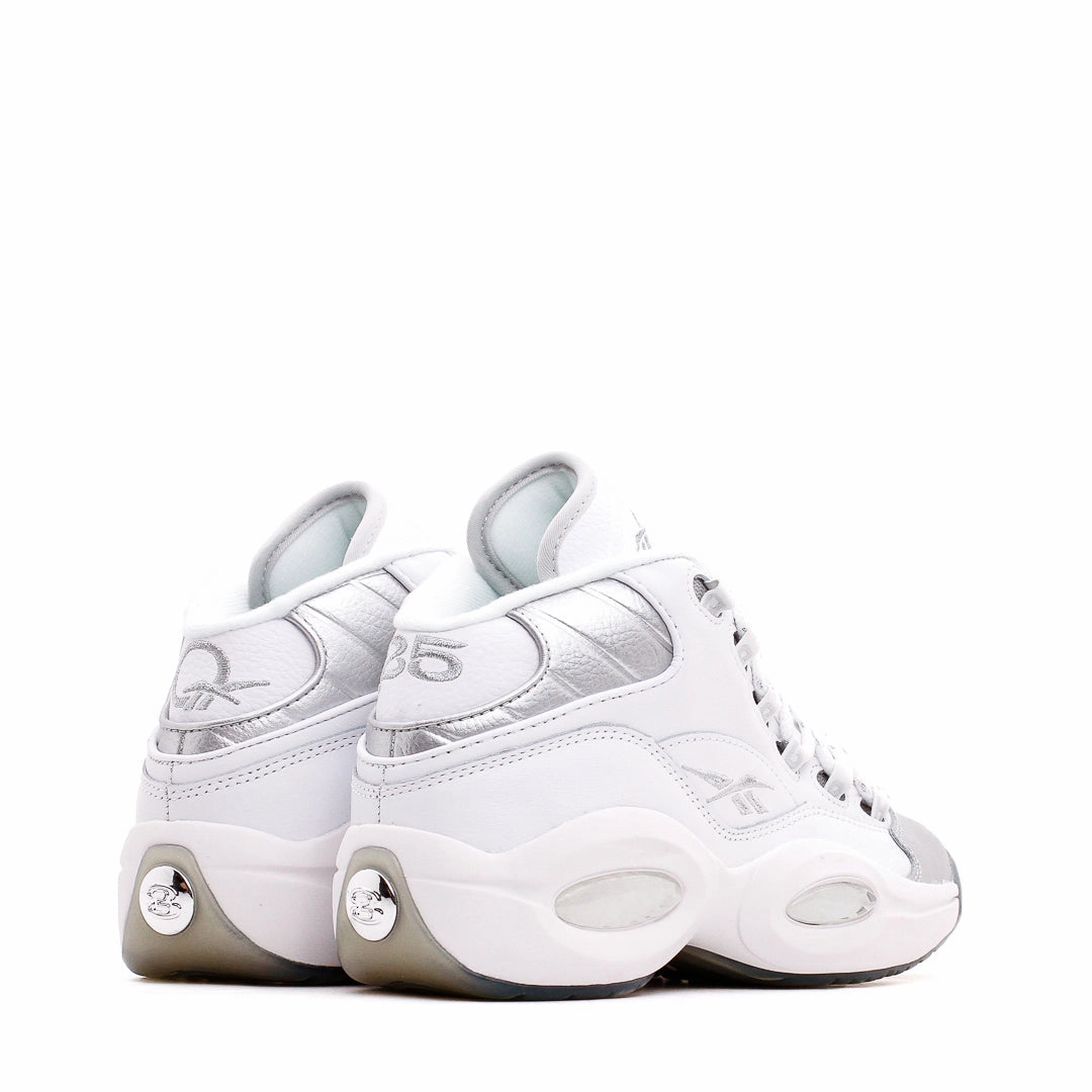 Reebok Classics Basketball Junior Question Mid Allen Iverson White Silver GX3983 Reebok modern sport footwear