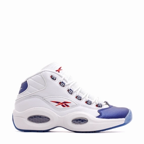 Reebok Classics Basketball Men Question Mid Allen Iverson Blue Toe GX0227 Reebok lifestyle sneakers with retro vibes