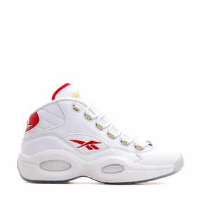 Reebok Classics Basketball Men Question Mid Allen Iverson Dr J #6 White Red GX0230 Reebok lifestyle sneakers with retro vibes