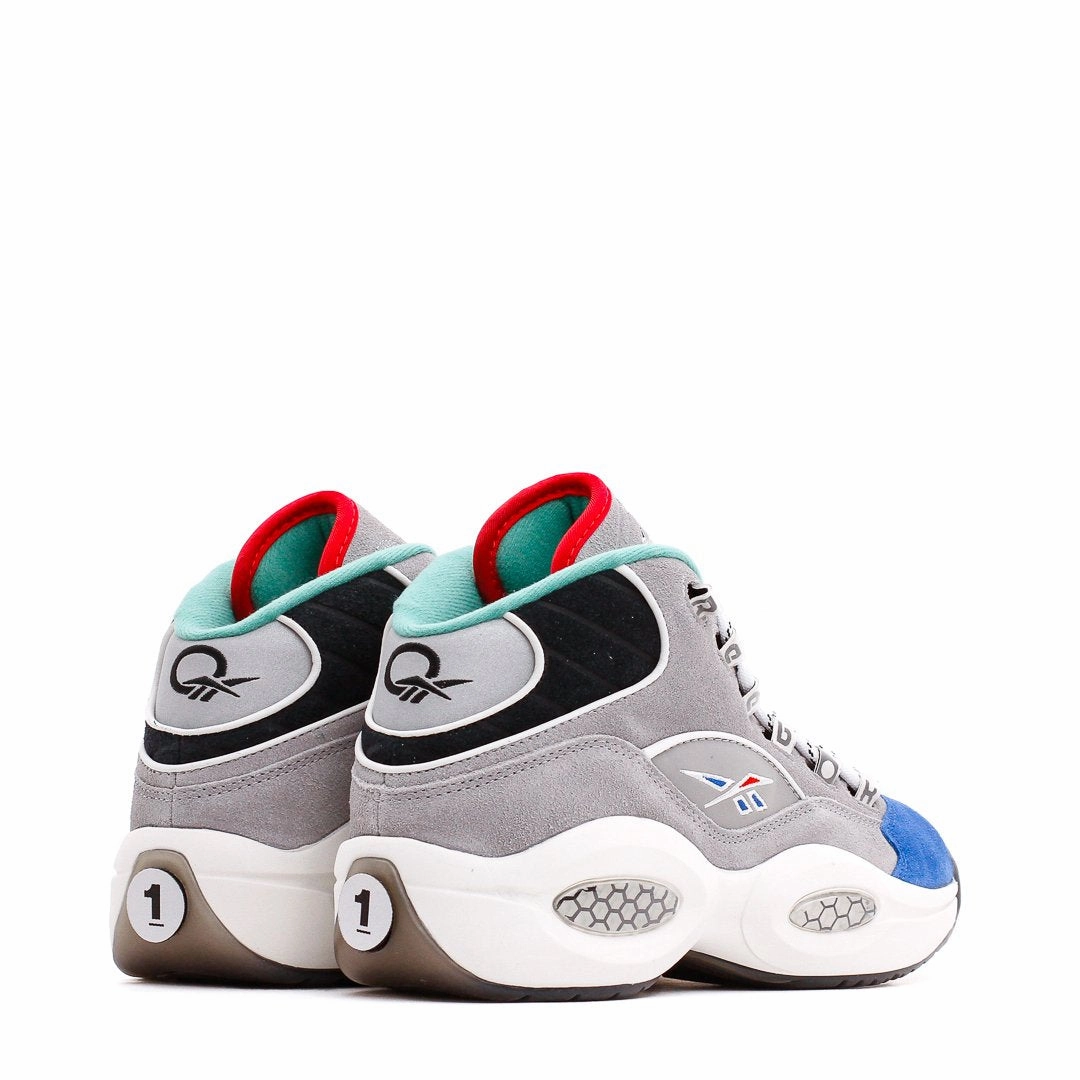 Reebok Classics Basketball Men Question Mid Allen Iverson Draft Night Grey Blue GZ7283 Reebok modern sport footwear