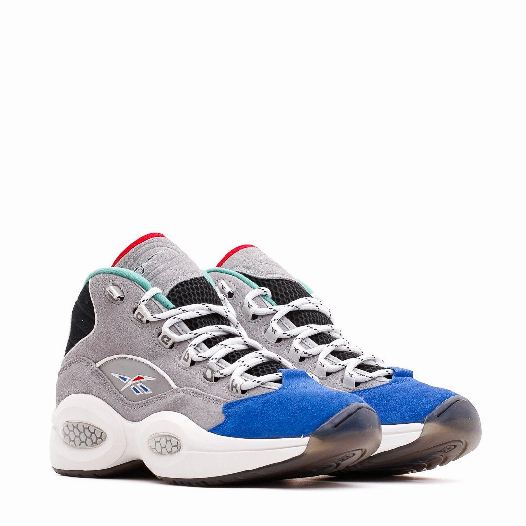 Reebok Classics Basketball Men Question Mid Allen Iverson Draft Night Grey Blue GZ7283 Reebok modern sport footwear
