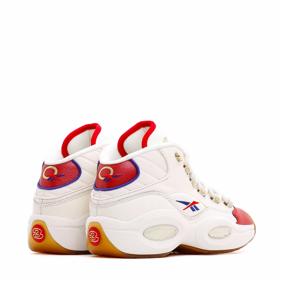 Reebok Classics Basketball Men Question Mid Allen Iverson White Red Blue GZ7099 Reebok modern sport footwear