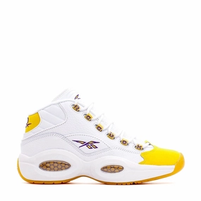 Reebok Classics Basketball Men Question Mid Allen Iverson Yellow Toe Core FX4278 Reebok lifestyle sneakers with retro vibes