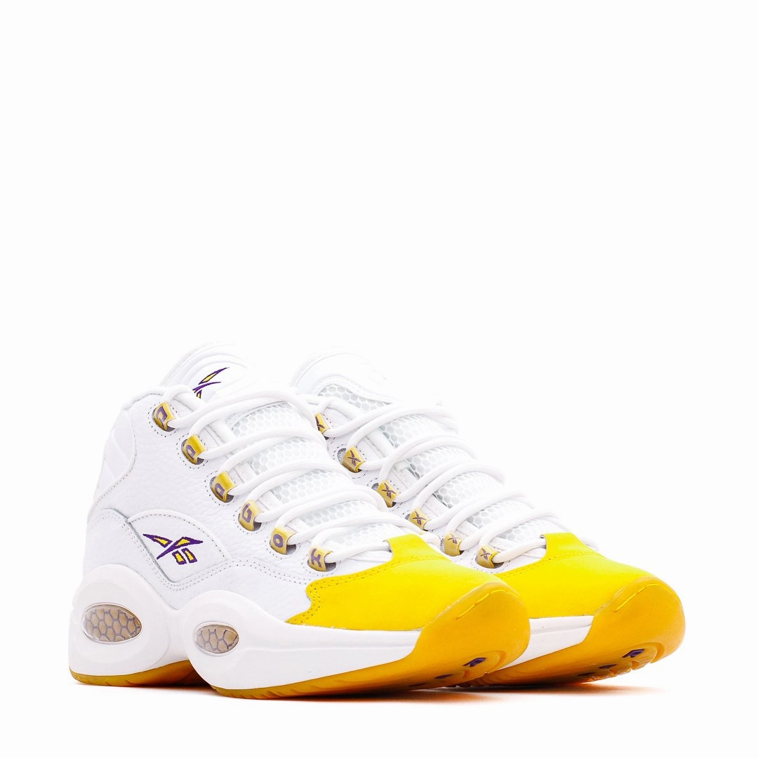 Reebok Classics Basketball Men Question Mid Allen Iverson Yellow Toe Core FX4278 Reebok modern sport footwear