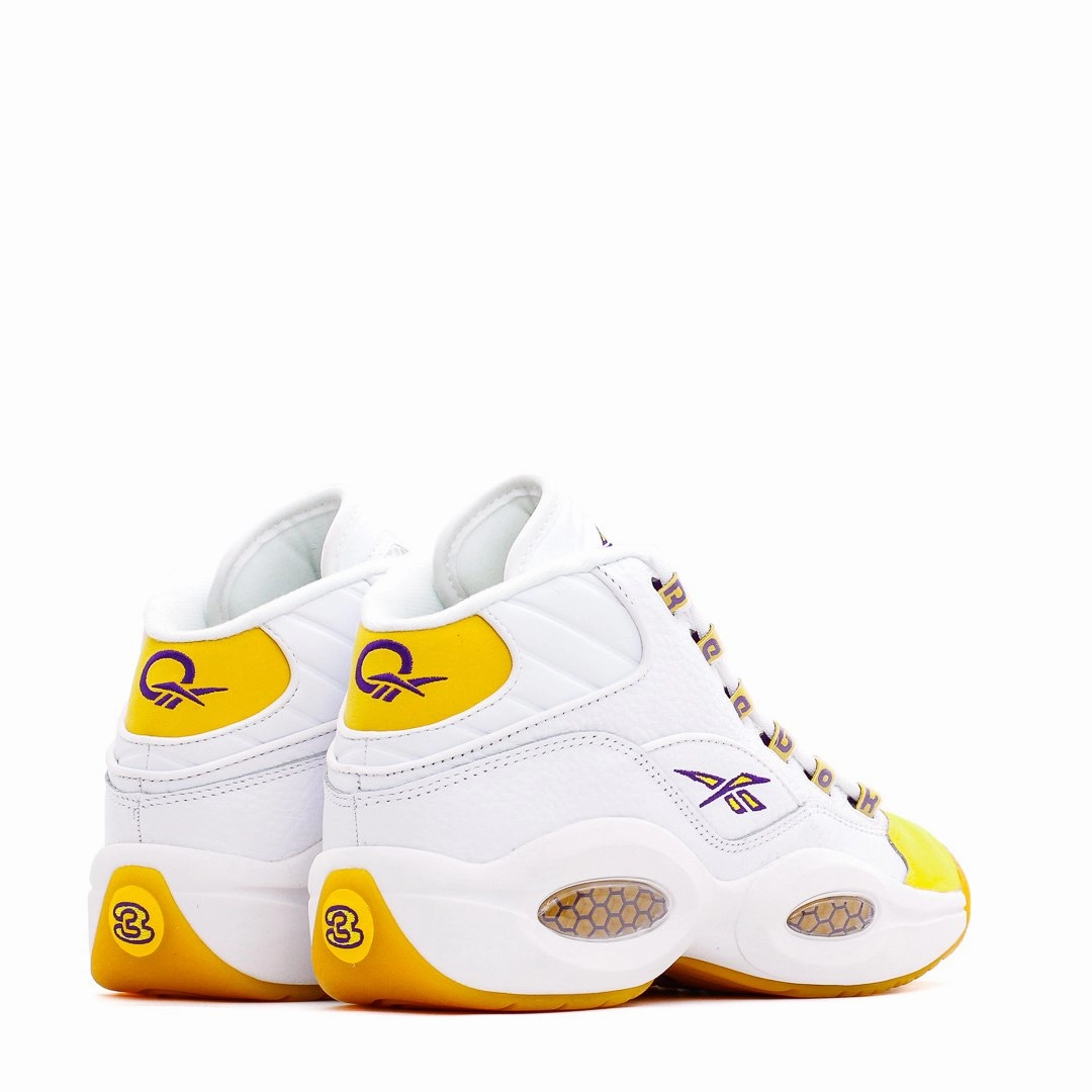Reebok Classics Basketball Men Question Mid Allen Iverson Yellow Toe Core FX4278 Reebok modern sport footwear