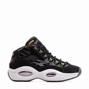 Reebok Classics Basketball Men x Panini Question Mid Allen Iverson Black HQ4135 Reebok lifestyle sneakers with retro vibes