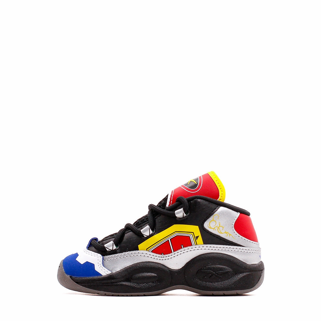 Reebok Classics Infant Question Mid x Power Rangers Multicolour GY0587 Reebok modern sport footwear
