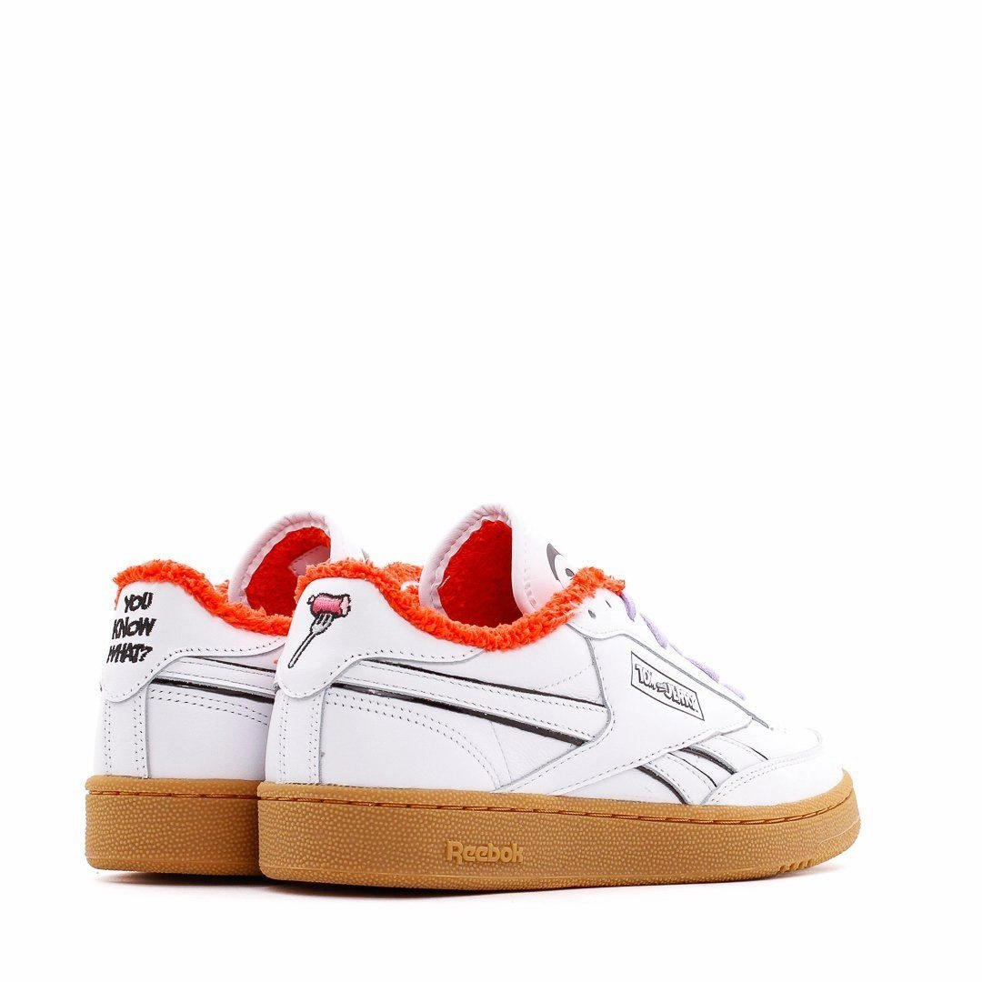 Reebok Classics Junior x Warner Bros Tom and Jerry Club C Revenge White Black H05218 Reebok modern sport footwear