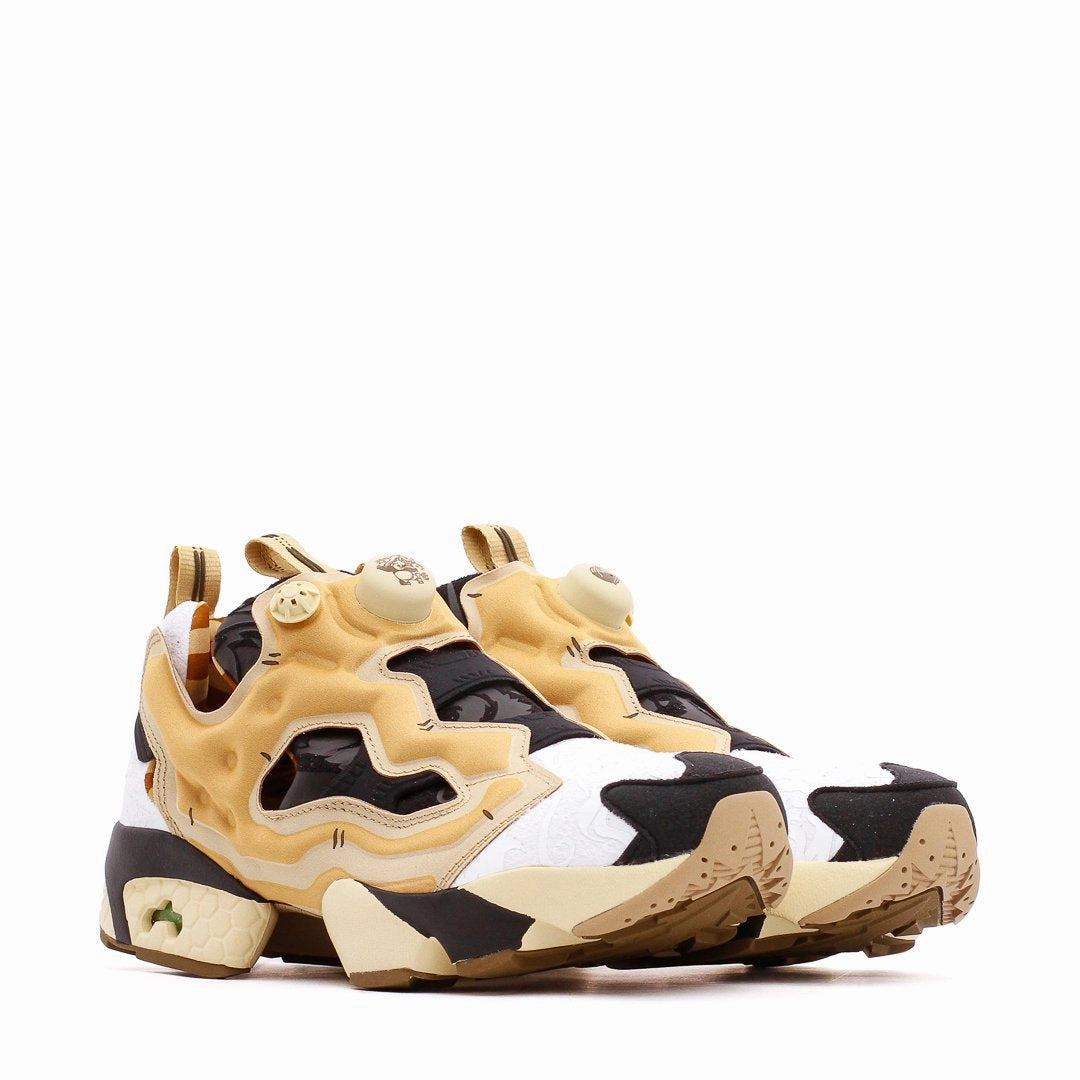 Reebok Classics Men InstaPump Fury x Kung Fu Panda Po Black White Beige GZ8632 Reebok modern sport footwear