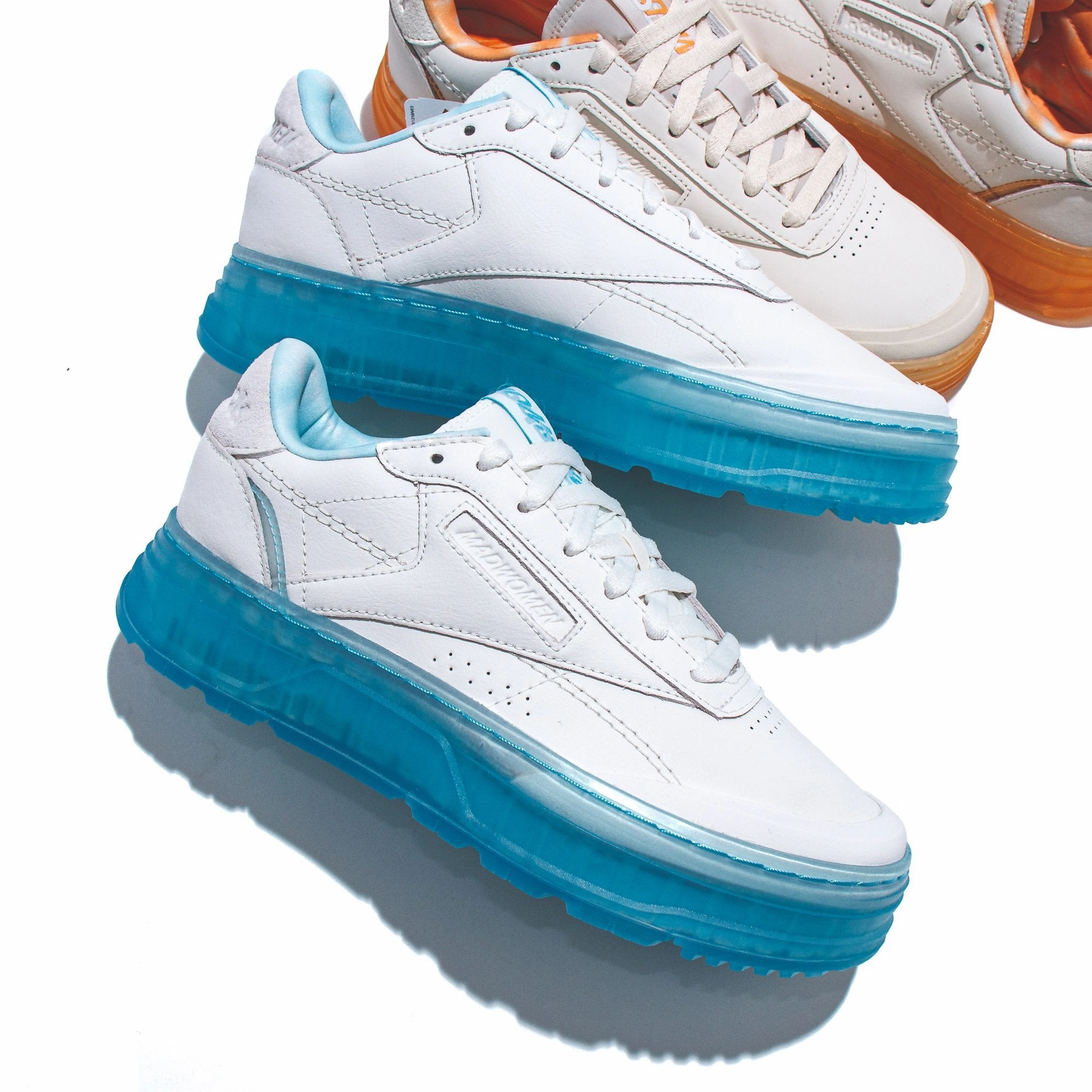 Reebok Classics Women x MadWomen Club C Double Geo Chalk GY8056 Reebok modern sport footwear