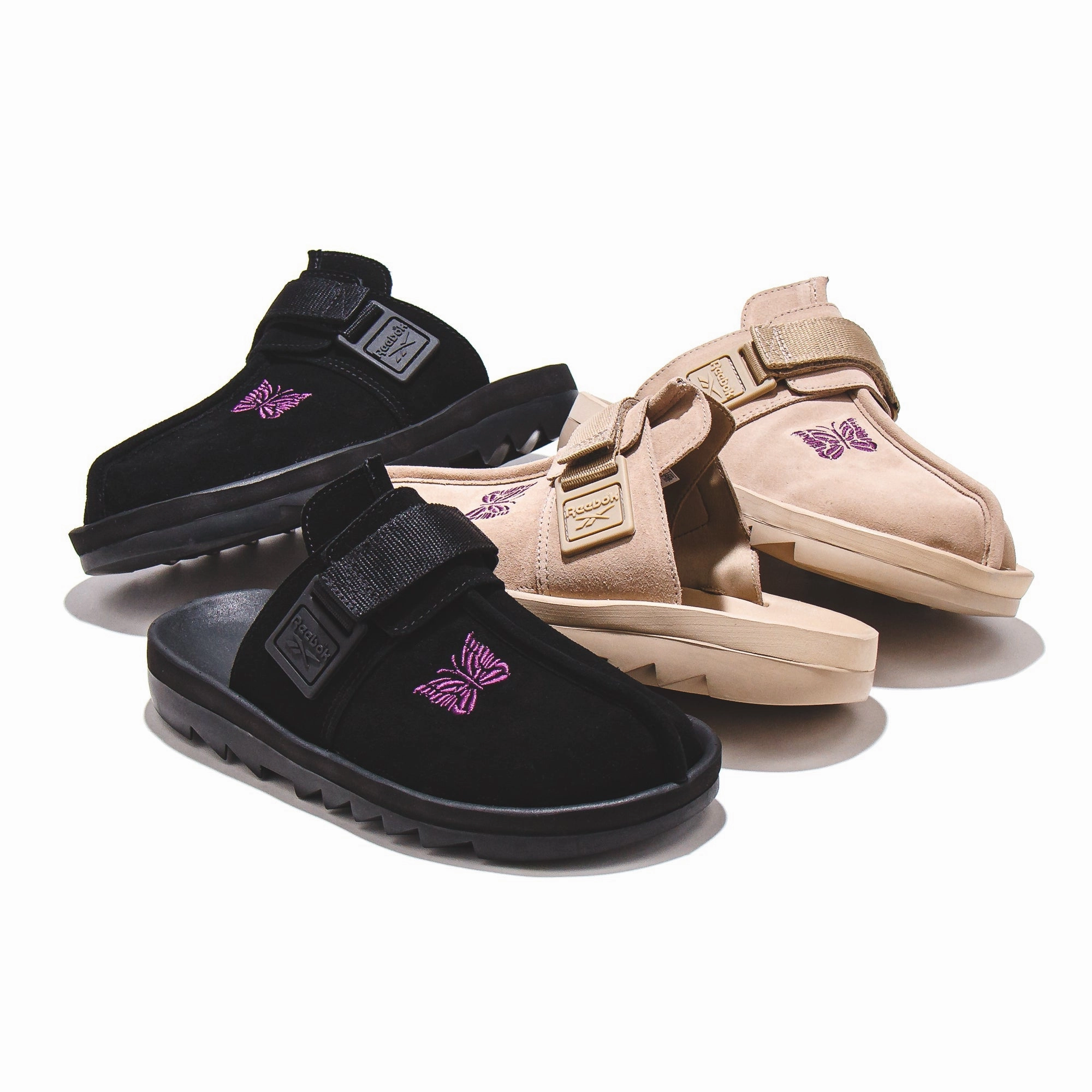 Reebok Men Beatnik x Needles Black 100207686 Reebok modern sport footwear