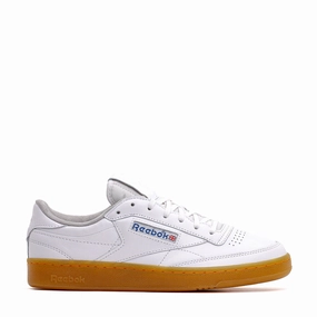 Reebok Men Club C 85 Vintage White Grey 100209030 Reebok lifestyle sneakers with retro vibes