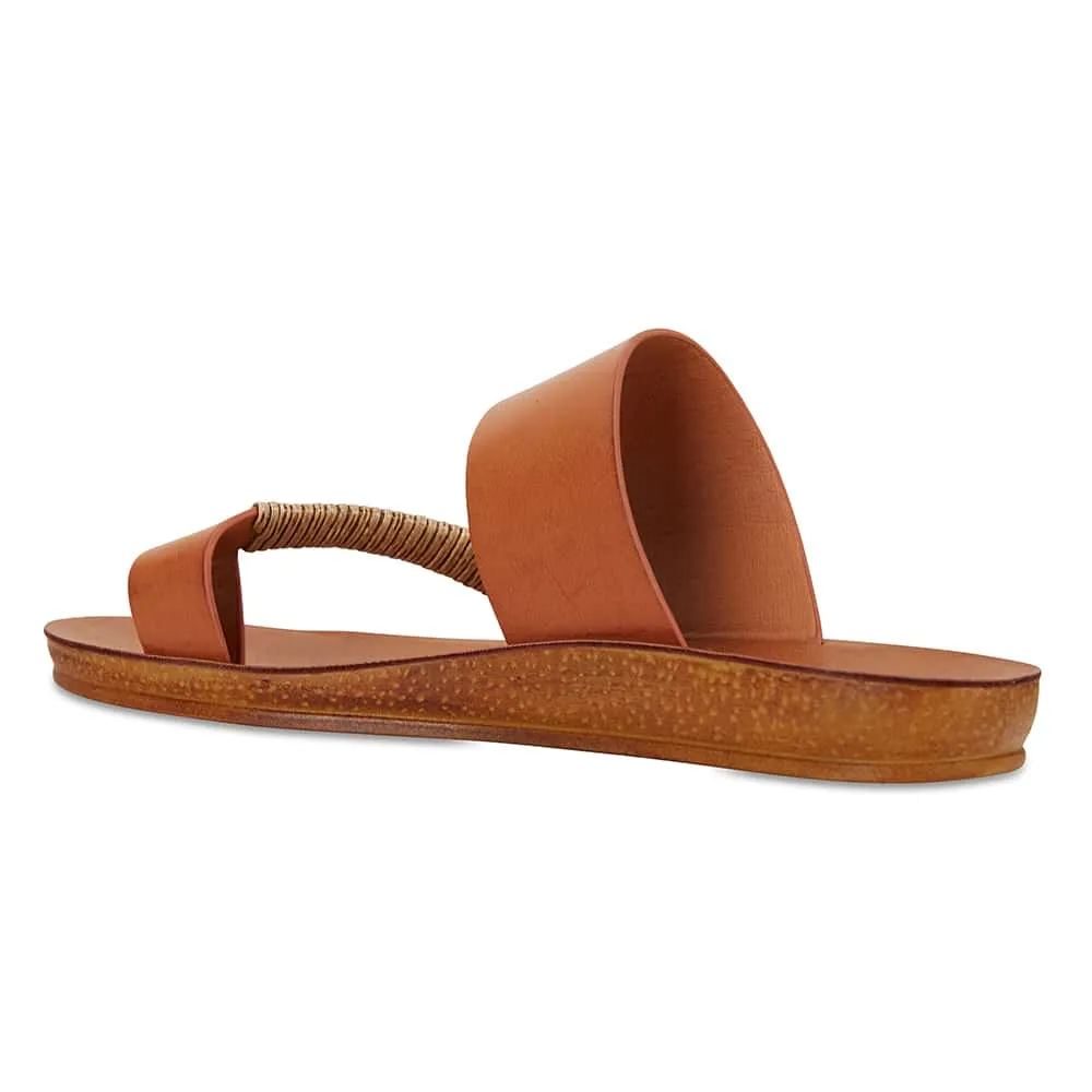 Reed Slide in Tan Smooth