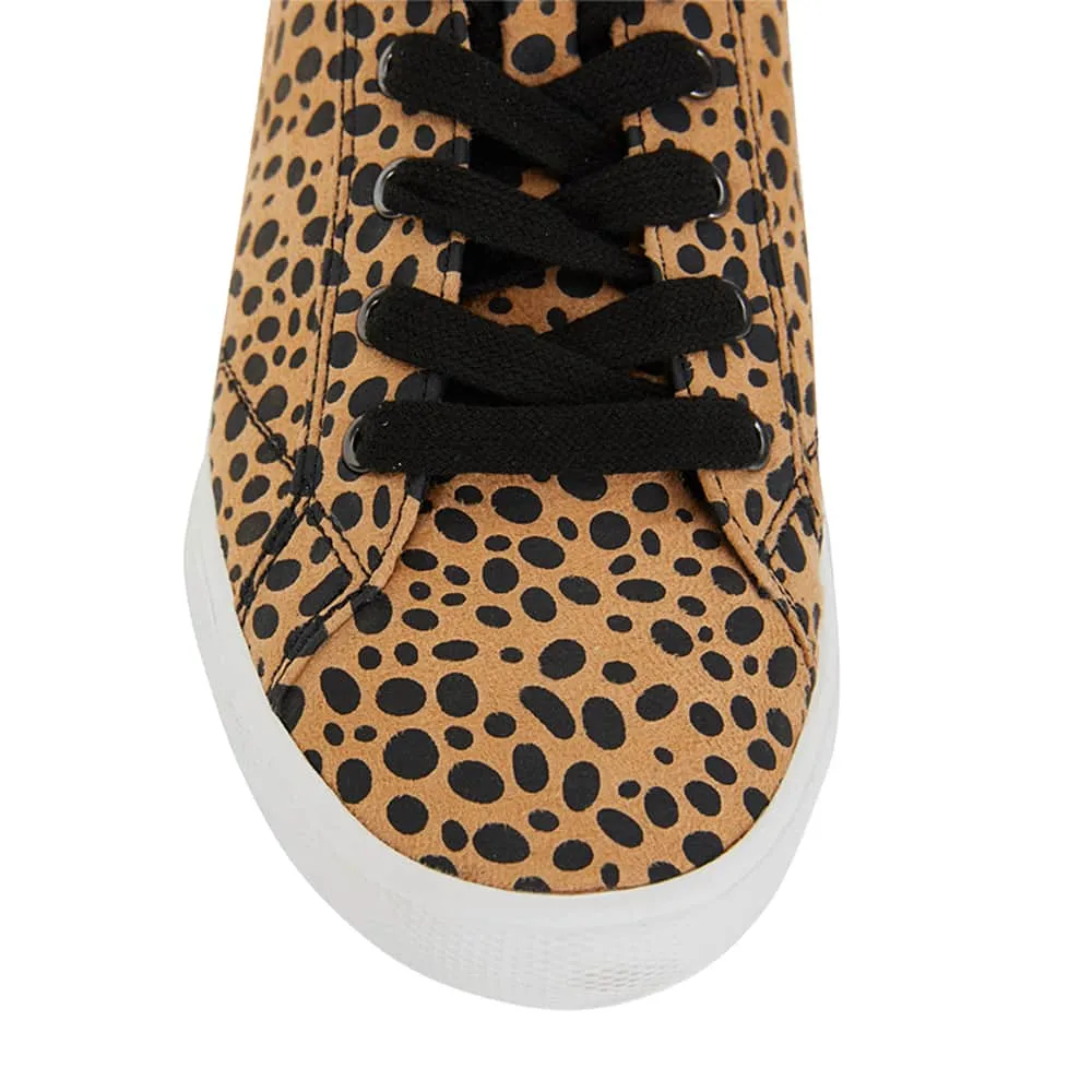 Riddle Sneaker in Cheetah Canvas