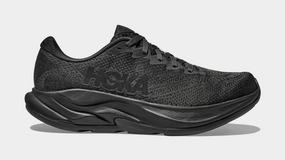 Rincon 4 Womens Running Shoes (Black/Black) Trail-ready Hoka hiking shoes