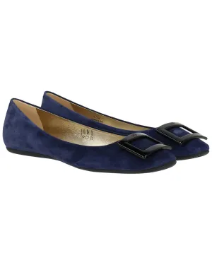 Roger Vivier Suede Ballerina Flat