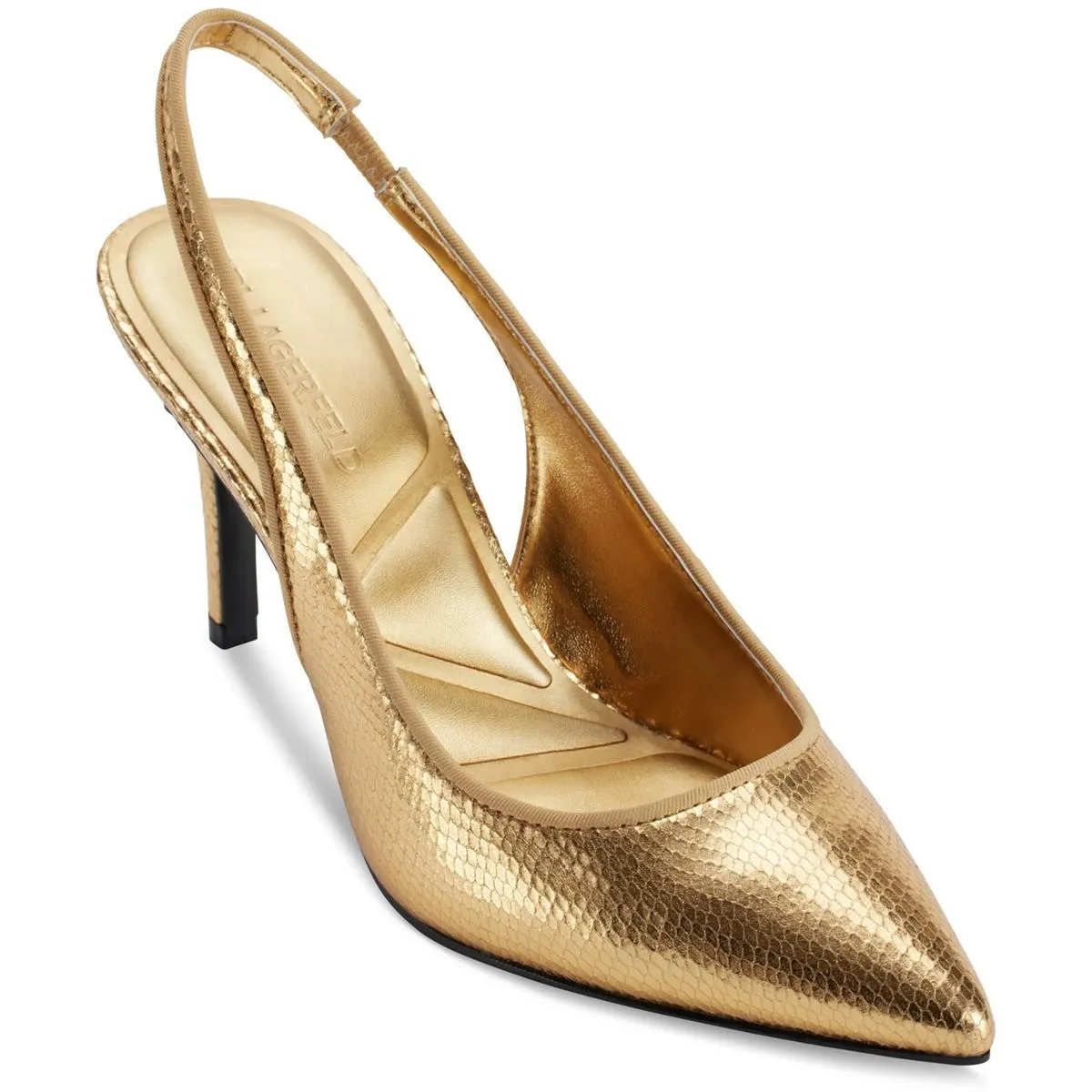 Rosalyn Womens Slip On Stiletto Slingback Sandals
