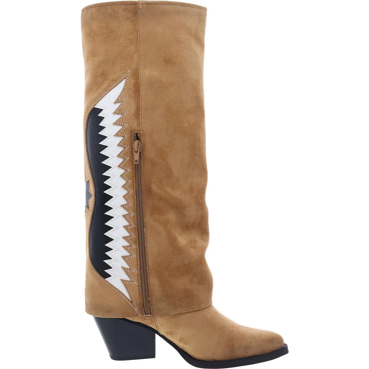 Rowena-Wings Womens Faux Leather Knee-High Cowboy, Western Boots
