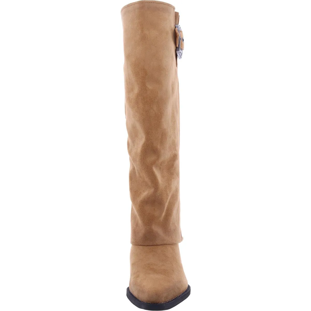 Rowena-Wings Womens Faux Leather Knee-High Cowboy, Western Boots