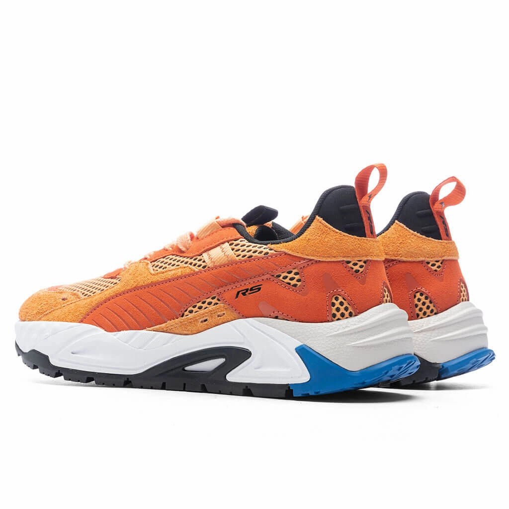 RS-TRCK Horizon - Orange Brick/Clementine Puma Suede Street Sneakers