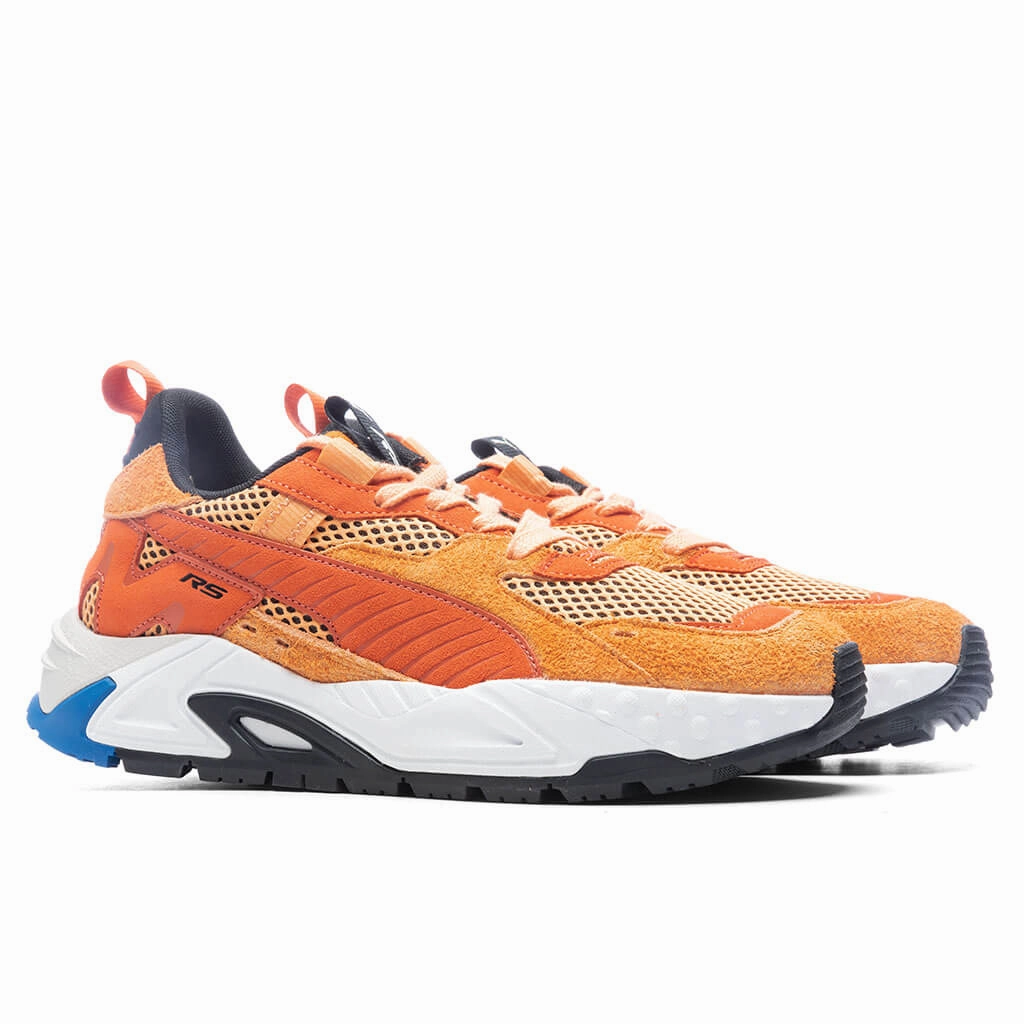 RS-TRCK Horizon - Orange Brick/Clementine Puma Suede Street Sneakers