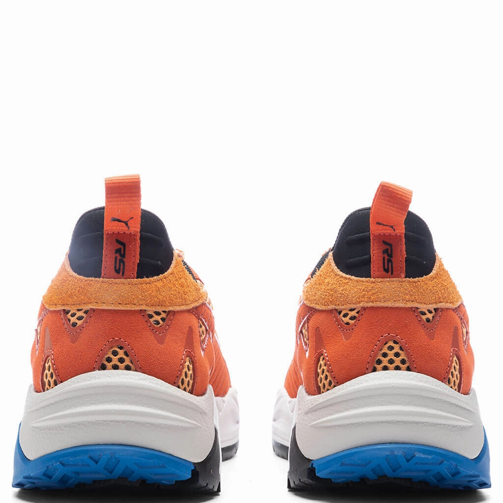 RS-TRCK Horizon - Orange Brick/Clementine Puma Suede Street Sneakers