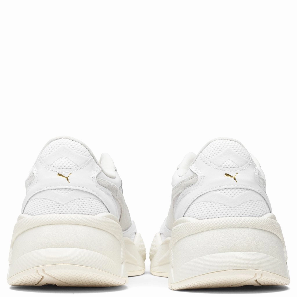 RS-X3 - Whisper White Puma Stripe Logo Trainers