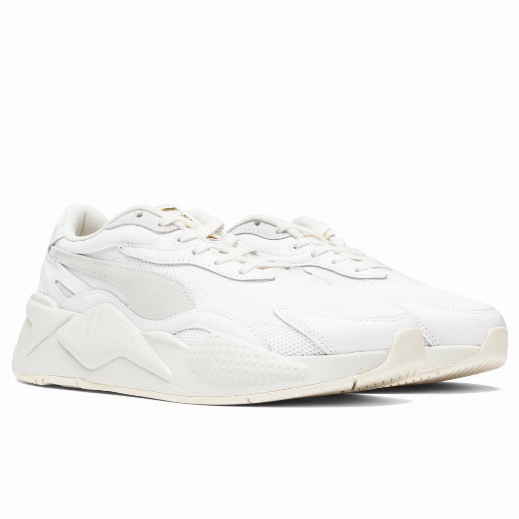 RS-X3 - Whisper White Puma Stripe Logo Trainers