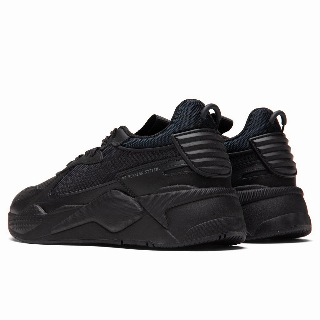 RS-X "Winterized" - Black/Black Puma Stripe Logo Trainers
