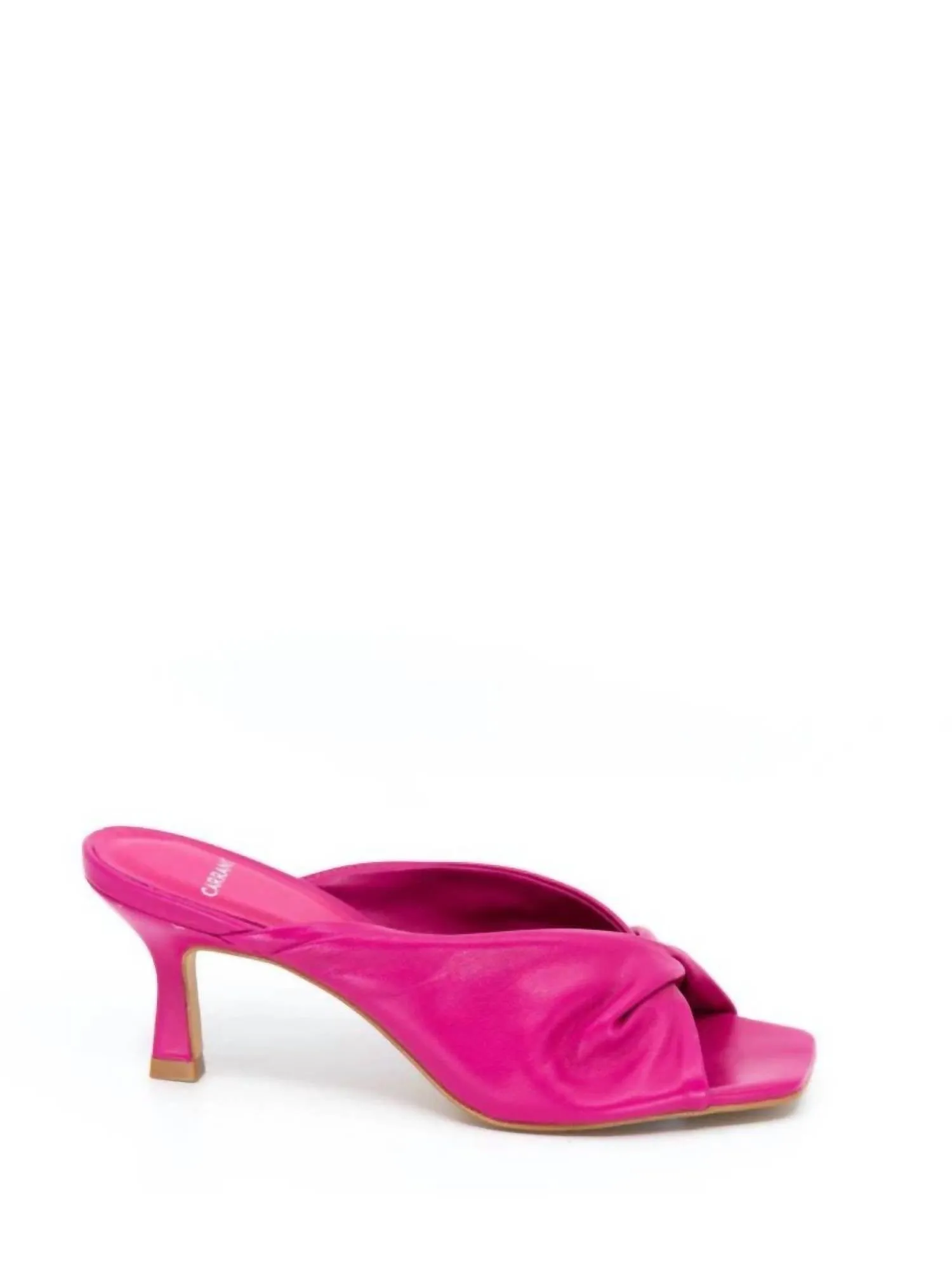 Sage Slide Sandals In Fushia
