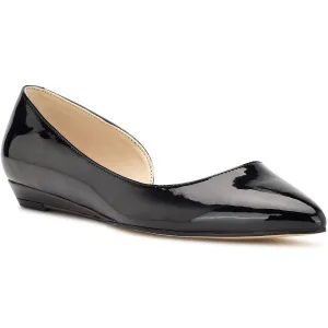 SAIGE Womens Solid Manmade Slip-On Sneakers