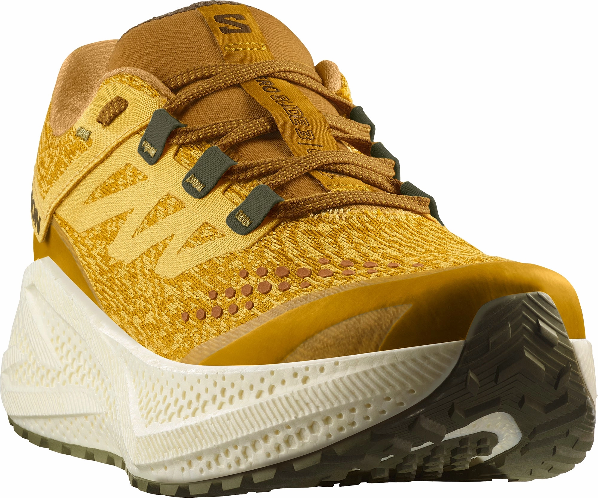 Salomon Aero Glide 3 GRVL Mens Trail Running Shoes - Yellow Trail Race Footwear