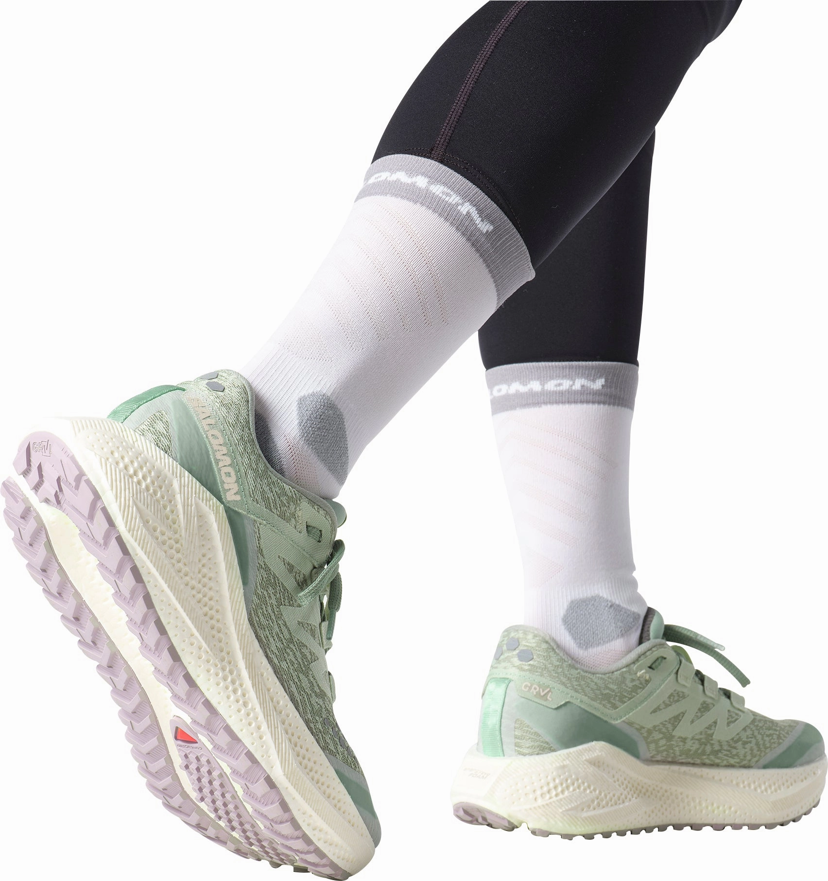 Salomon Aero Glide 3 GRVL Womens Trail Running Shoes - Green Trail Race Footwear