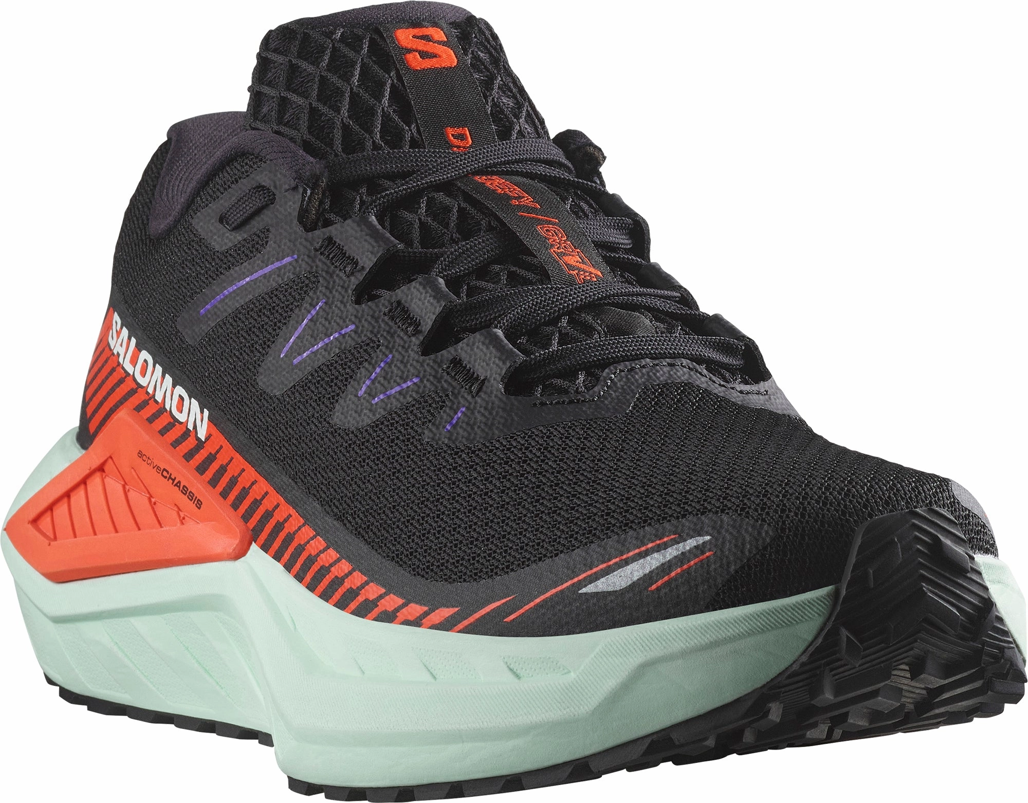 Salomon DRX DEFY GRVL Womens Trail Running Shoes - Black Trail Race Footwear