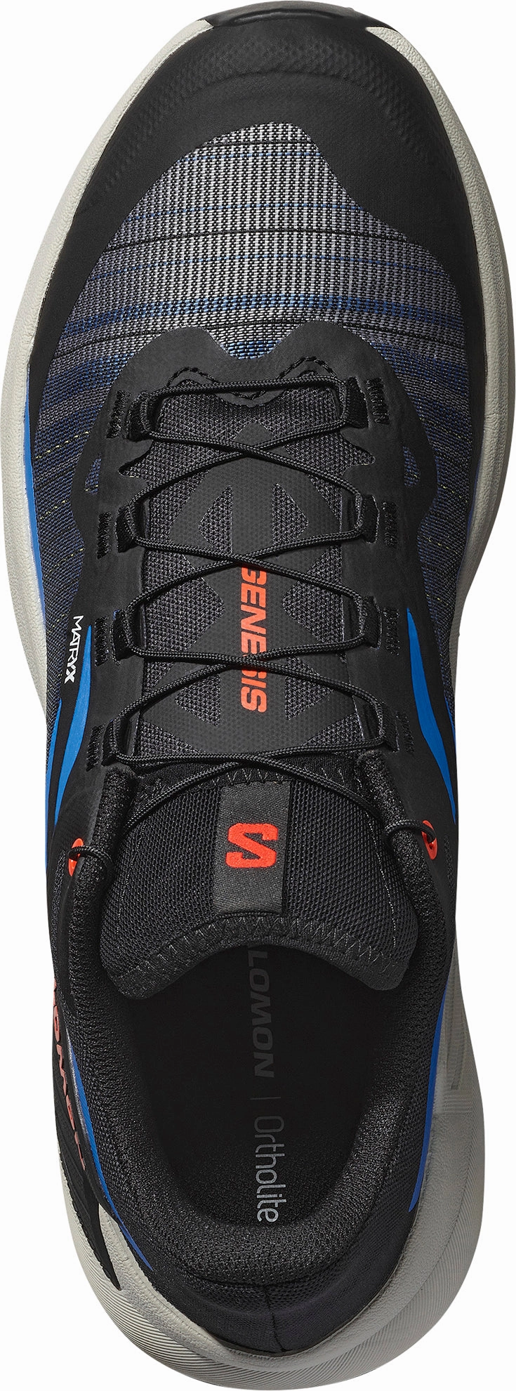 Salomon Genesis Mens Trail Running Shoes - Black Trail Race Footwear