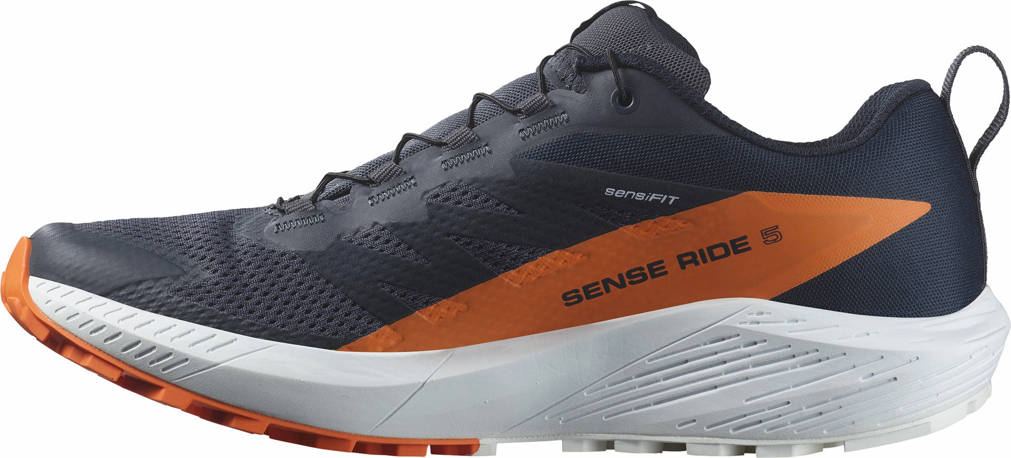 Salomon Sense Ride 5 GORE-TEX Mens Trail Running Shoes - Grey Trail Race Footwear
