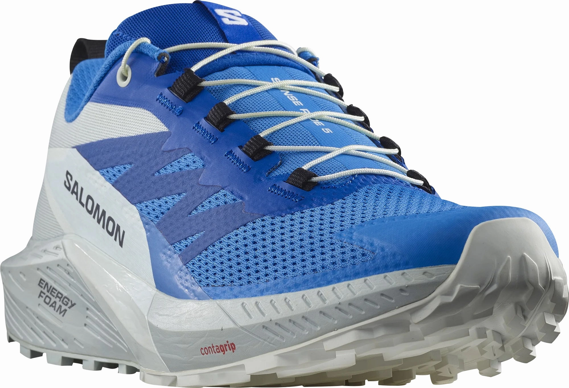 Salomon Sense Ride 5 Mens Trail Running Shoes - Blue Trail Race Footwear