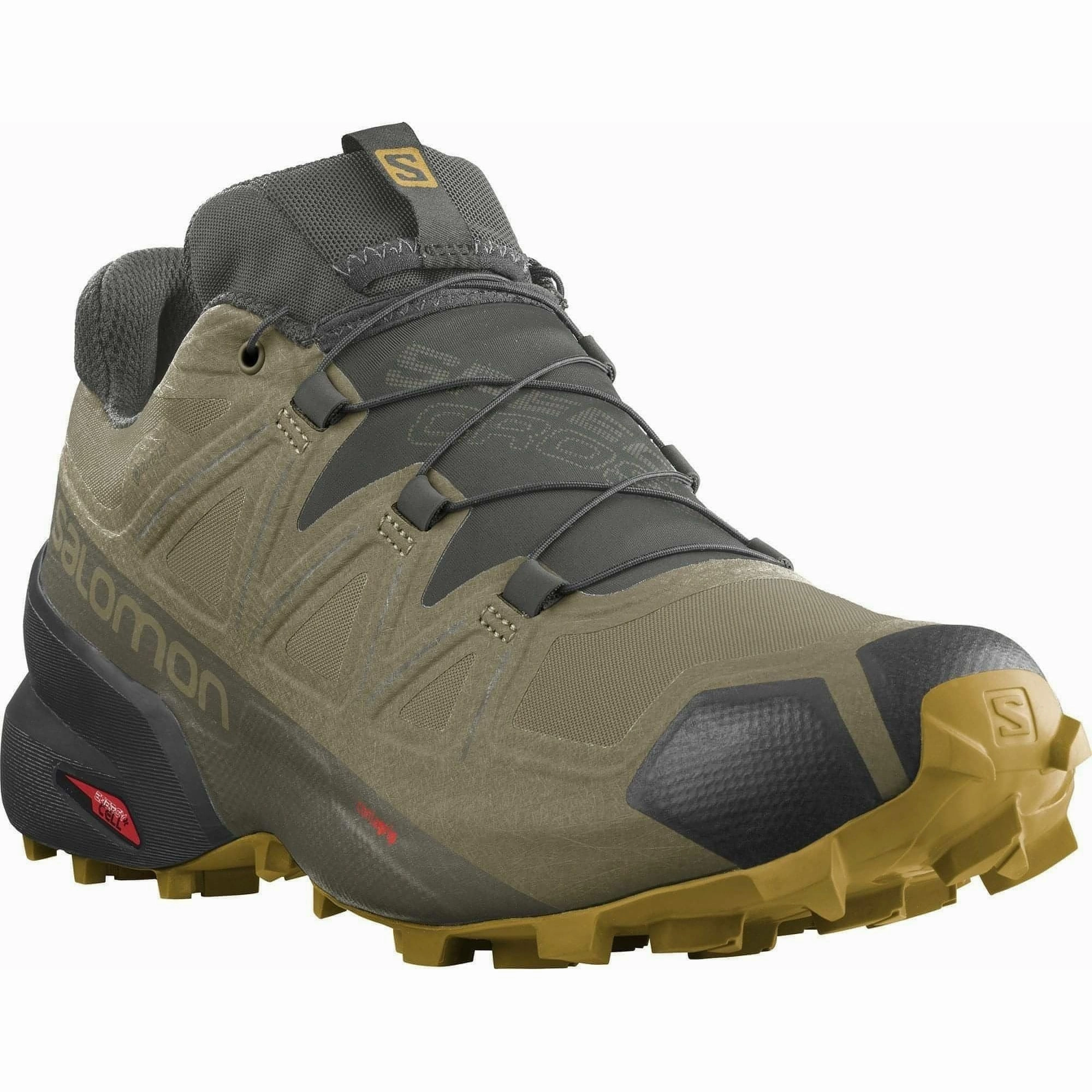 Salomon Speedcross 5 GORE-TEX Mens Trail Running Shoes - Green Trail Race Footwear