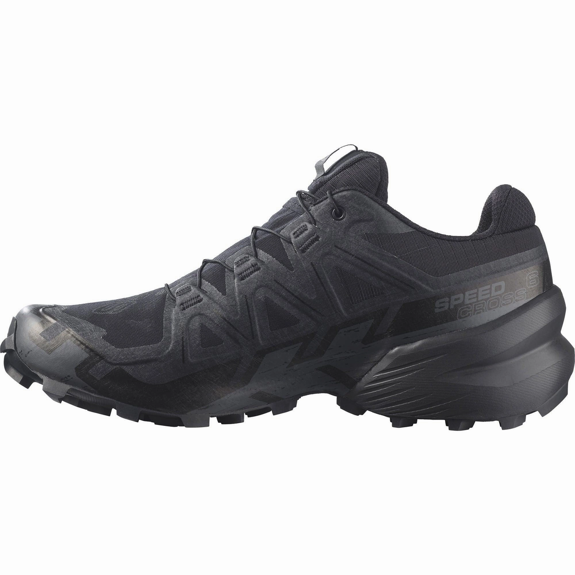 Salomon Speedcross 6 GORE-TEX Mens Trail Running Shoes - Black Trail Race Footwear