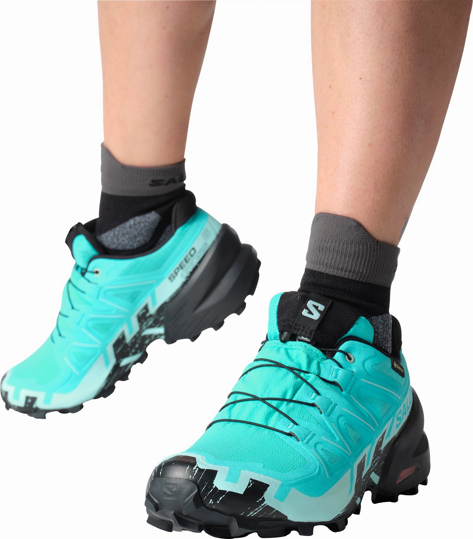 Salomon Speedcross 6 GORE-TEX Womens Trail Running Shoes - Blue Trail Race Footwear