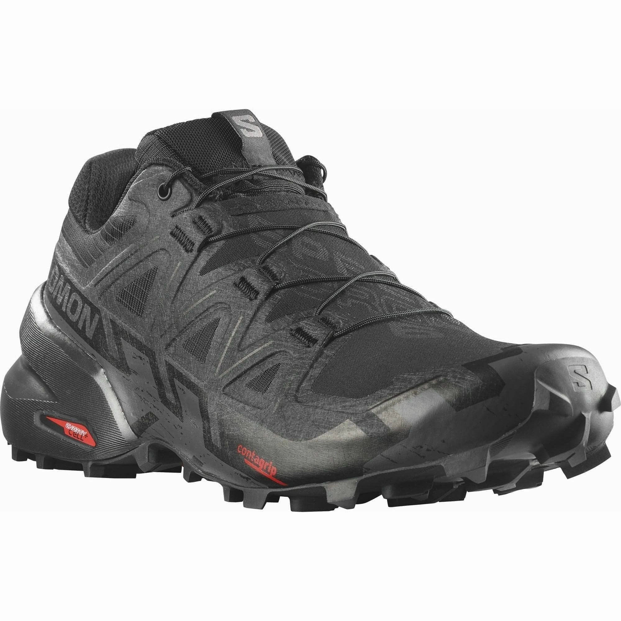 Salomon Speedcross 6 Mens Trail Running Shoes - Black Trail Race Footwear
