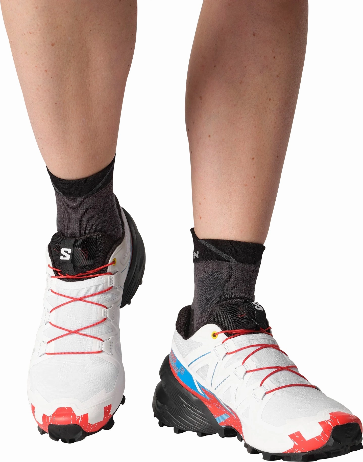 Salomon Speedcross 6 Womens Trail Running Shoes - White Trail Race Footwear
