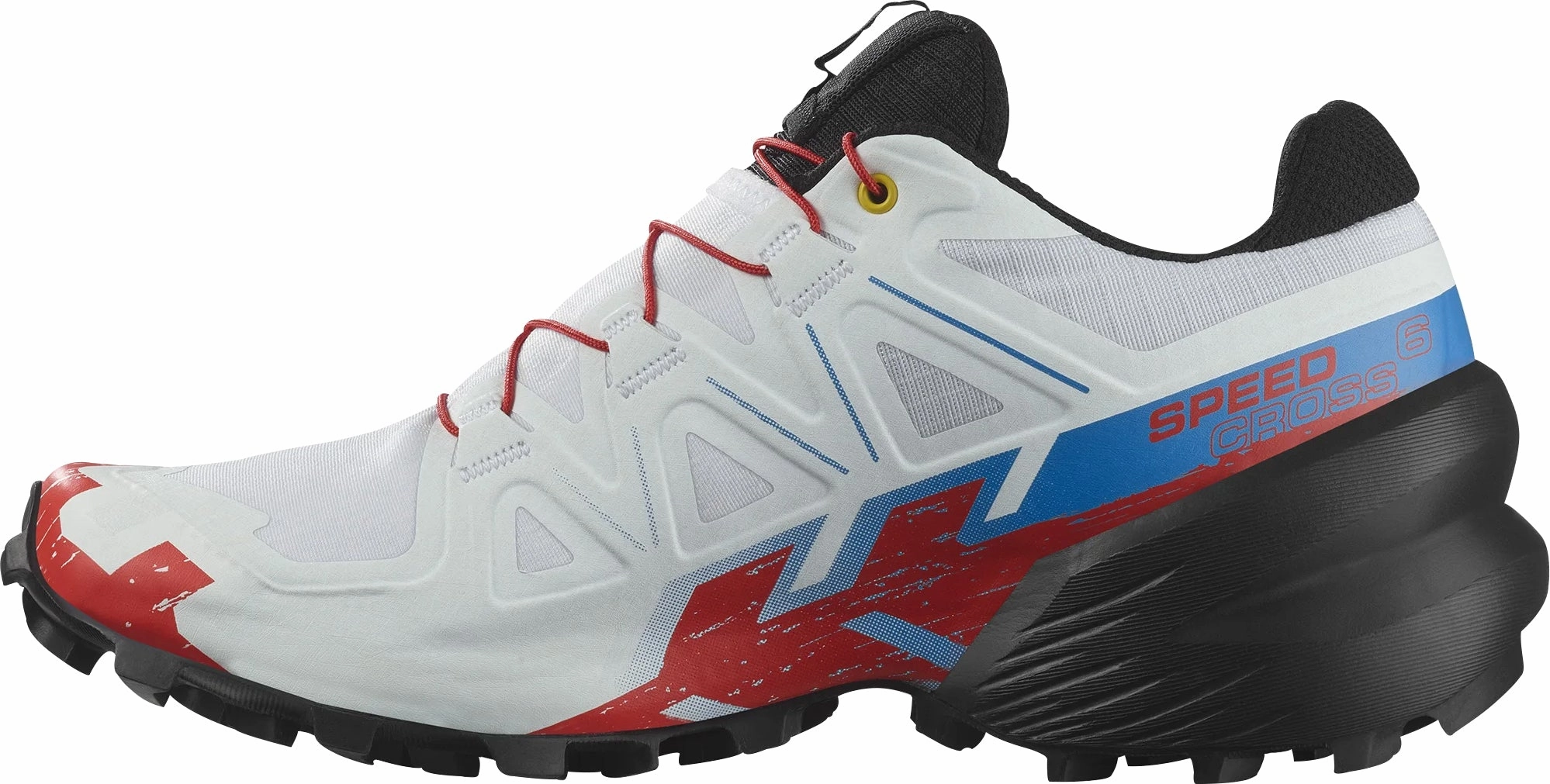 Salomon Speedcross 6 Womens Trail Running Shoes - White Trail Race Footwear