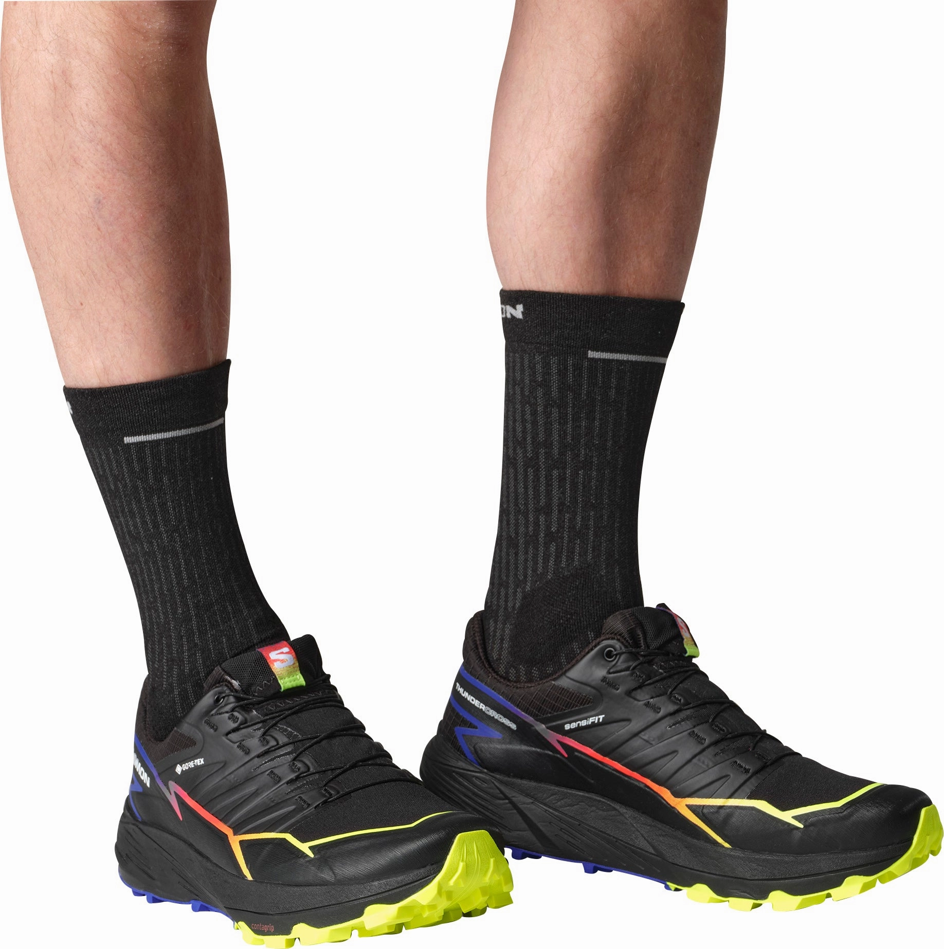 Salomon Thundercorss GORE-TEX Mens Trail Running Shoes - Black Trail Race Footwear